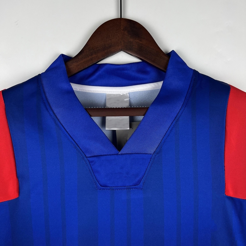 Vintage voetbal jersey drukte team club voetbal uniform vol team set voetbal shirts